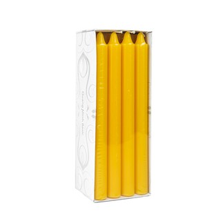 Hộp 12 cây nến thơm thẳng Quang Minh Candle NQM0031 25 cm (Cam)