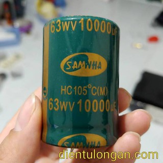 Tụ lọc nguồn ampli 63V 10000uF