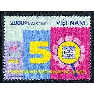Tem sưu tập MS 998 Tem Việt Nam Kỷ niệm 50 năm Hội Tem Việt Nam 2010