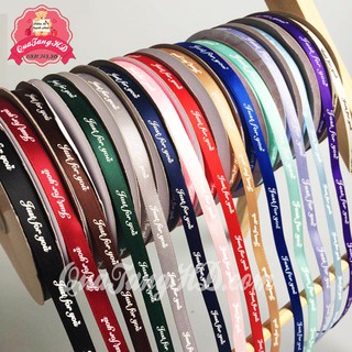 Ruy băng lụa 1cm dài 45m - trang trí tiệc - giá sỉ - Just for you