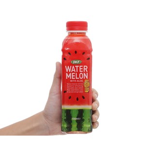 Nước dưa hấu nha đam OKF Hàn Quốc 500ml
