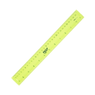 Thước Kẻ Nhựa Dẻo Nhiều Màu 30cm - Xanh Lá