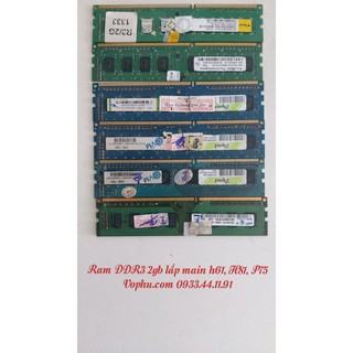 Ram DDR3 2Gb lắp main h61, h81, p75