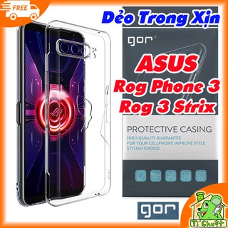 [Chính Hãng GOR] Ốp lưng Asus ROG Phone 3 ZS661KS Silicon Dẻo trong suốt
