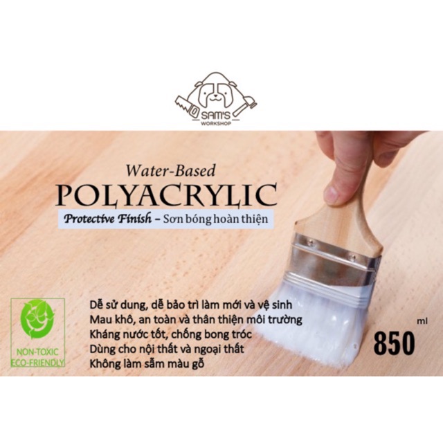 Sơn gỗ Polyacrylic