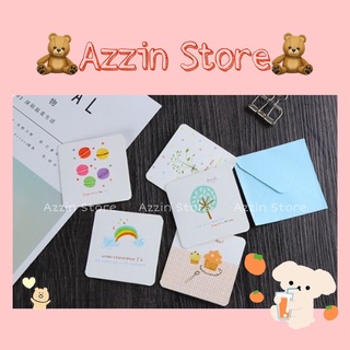 Thiệp Nhỏ Chúc Mừng Kèm Phong Thư Dùng Làm Thiệp Chúc Mừng Sinh Nhật Và Các Dịp Quan Trọng Azzin Store