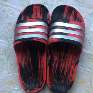 dép nam đúc siêu nhẹ màu đỏ loang XB-00