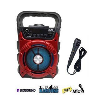 [Mã ELHACE giảm 4% đơn 300K] LOA BLUETOOTH P669 + MIC ÂM THANH CỰC HAY