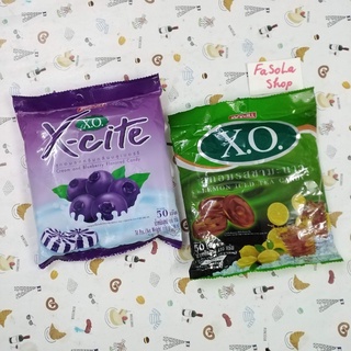 Kẹo X.O. mềm / cứng 50 viên 140g JACK&amp;JILL Thái Lan 🇹🇭 trà chanh đá sữa tươi việt quất hoa quả hỗn hợp candy sweet tea