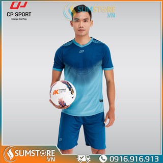 Áo Bóng Đá Không Logo CP Sport - Winner Xanh Ngọc - Đồ Đá Banh Thể Thao Nam Nữ Mới Đẹp