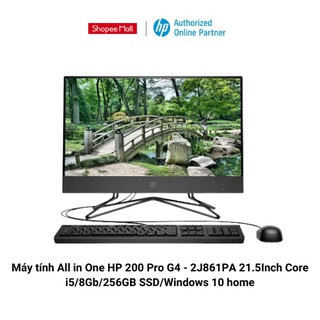 [Mã ELHP15 giảm 10% tối đa 2TR] Máy tính All in One HP 200 Pro G4 2J861PA 21.5Inch Core i5