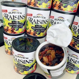 [DATE: 10/2022] Nho Khô Mỹ Không Hạt SUNVIEW RAISINS 425g - Mix 4 Loại