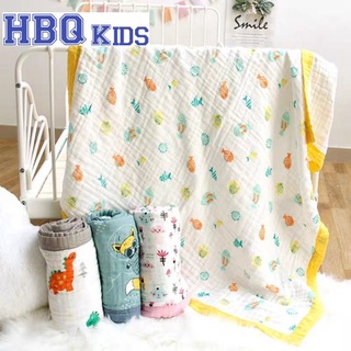 [Chọn mẫu] Chăn/ Mền xô đa năng 6 lớp có viền 100% cotton cho bé (Kích thước 1.1m x 1.1m)