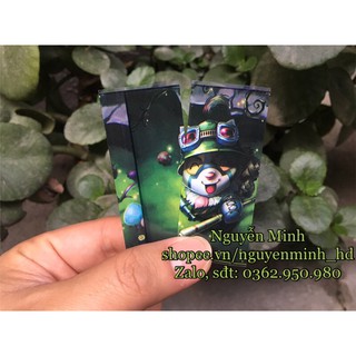 bọc pin 18650 nhân vật game, anime, manga