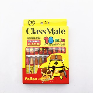 [Mã LIFEBOOK2 giảm 10% đơn 0Đ] Sáp dầu 18 màu CLASSMATE CL-OP102