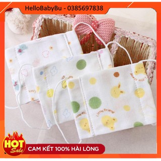Khẩu Trang Vải Xô Thoáng Khí Cho Bé | 2 Lớp - 4 Lớp