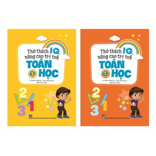 Sách - Thử thách IQ nâng cao trí tuệ - Toán học (bộ 2 cuốn Tập 1+ tập 2)