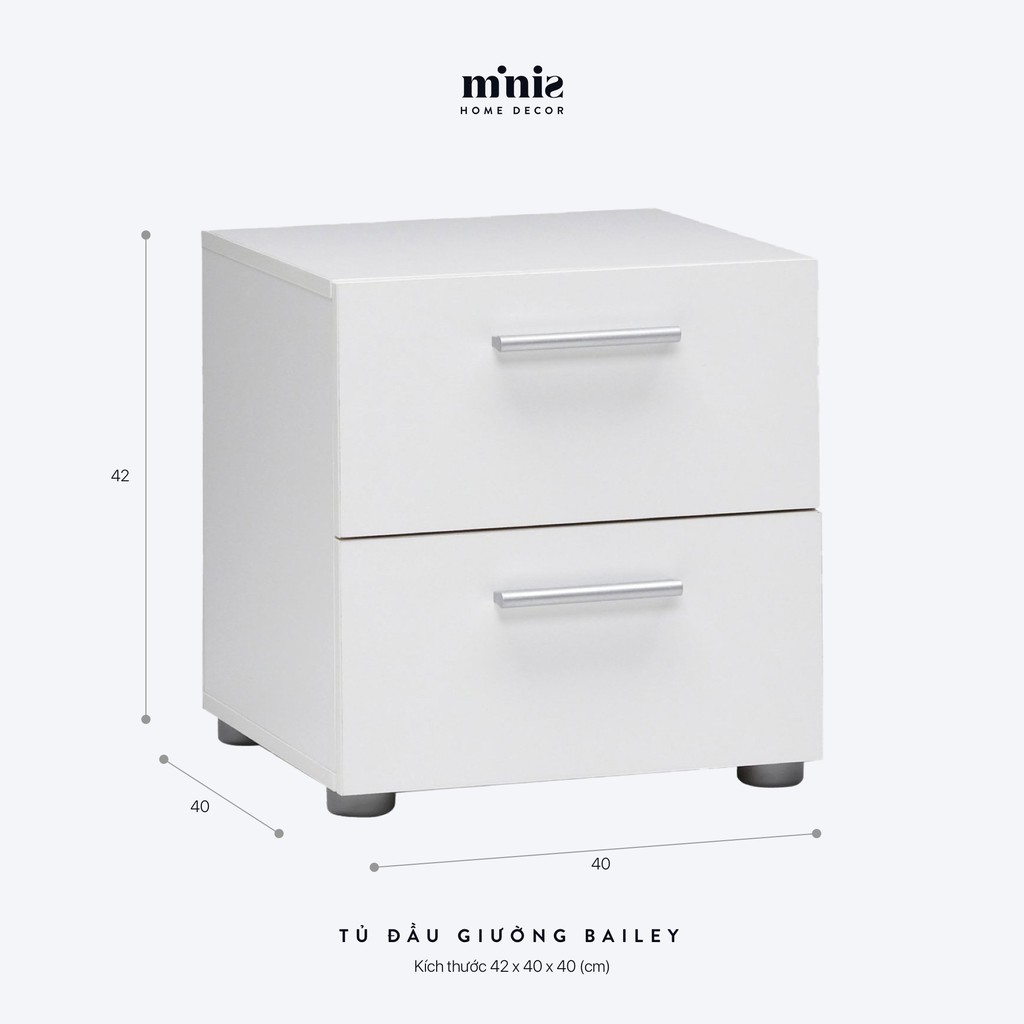 Tủ đầu giường BAILEY MN-TAB-02