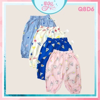 Quần dài cho bé trai bé gái vải thô Pawpaw dễ thương Nga Fish Q8D6