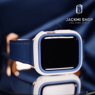 [COMBO 2 MÓN] DÂY DA BÊ SWIFT KHÓA HUBLOT CHO APPLE WATCH + ỐP VIỀN RHINOSHIELD CHO APPLE WATCH (DÂY DA BẢO HÀNH 1 NĂM)
