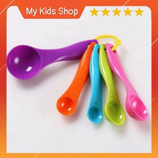 Set 5 muỗng đong gia vị để làm bánh, đồ ăn dặm cho bé