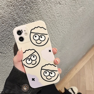 ốp iphone 6S plus nụ nười ngộ nghĩnh - ốp điện thoại iphone vuông 13 Pro Max 7 8 Plus X XR Xs Max 11 Pro Max  12 Pro Max