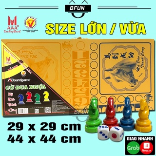 Cờ Cá Ngựa LIÊN HIỆP THÀNH Cao Cấp - Bộ Cờ Cá Ngựa + 2 Xúc Xắc, Cờ Đua Ngựa Boardgame - Đồ Chơi Cho Bé BFUN