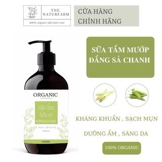Sữa tắm mướp đắng sả chanh hữu cơ 500ML - Sạch mụn lưng, dưỡng ẩm, sáng da