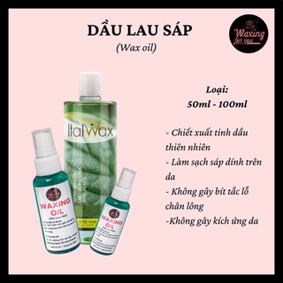 WAXING OIL - DẦU DƯỠNG SAU WAX ITALWAX - DẦU LAU SÁP DÍNH TRÊN DA (WAXINGFORU)