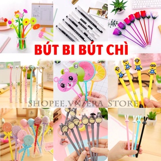 Bút bi bút gel bút chì hình ngộ nghĩnh đáng yêu phù hợp quà tặng ghi chú trang trí bàn học nâng cao cảm hứng học