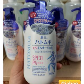 (Mẫu mới )Sữa dưỡng thể chống nắng Hatomugi SPF31 PA+++ 250ml