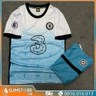 Bộ bóng đá CLB Chelsea Trắng 2021