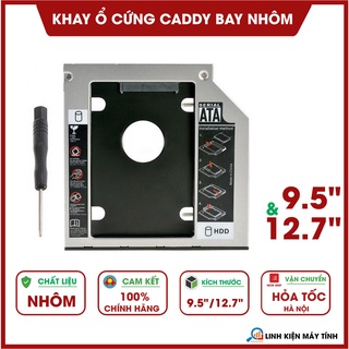 Caddy Bay Nhôm SATA III - Khay ổ cứng HDD, SSD thay thế cho ổ DVD