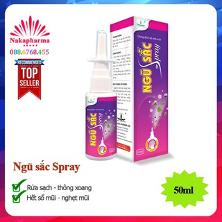 Xịt mũi Ngũ Sắc Pray Spray – Giúp kháng khuẩn, giảm viêm xoang, viêm mũi, hắt hơi chảy nước mũi