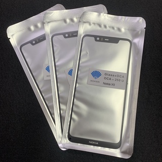 Kính liền keo Nokia X5/ 5.1 Plus ĐEN