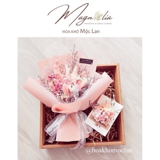 Set Hộp quà hoa khô công chúa *MỘC LAN* đủ tông màu cho khách chọn