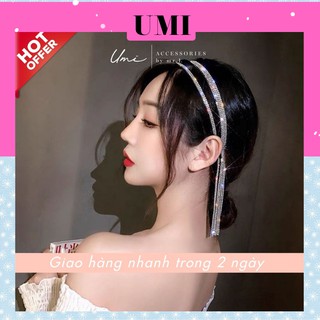 Băng Đô Cài Tóc Nữ Đính Đá Lấp Lánh Cực Sang Trọng UMI G588-5