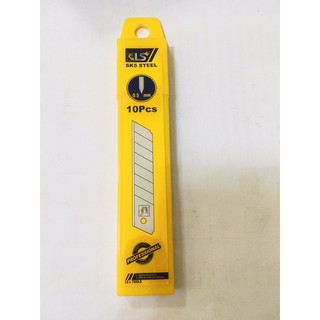 Lưỡi dao dọc giấy LS size 18x100mm bản lớn (1 ống 10 cái)