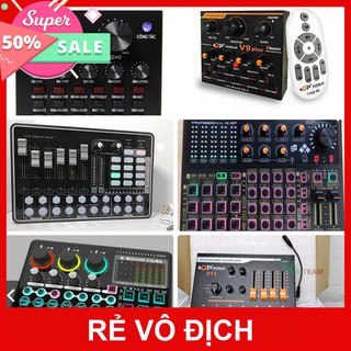 [XÃ KHO] BỘ SOUND CARD THU ÂM V8, V9, V10, V11, H9, SK300, X6 MINI CAO CẤP [HCM]