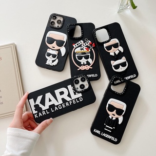 Ốp Điện Thoại Silicon Ba Chiều Hình Búp Bê Karl Lagerfeld Sang Trọng Cho iphone 13 Pro Max 13 13pro 11 Pro Max 11 X Xs Max 12Pro 12 Pro Max