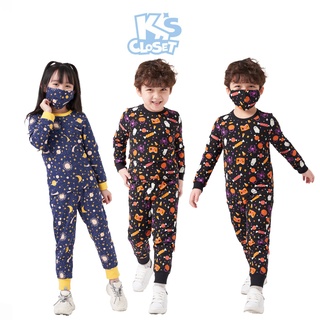 Bộ Quần Áo Giữ Nhiệt In Hình Cho Bé Trai Và Bé Gái (2 - 14 Tuổi) K's Closet KT312ONF