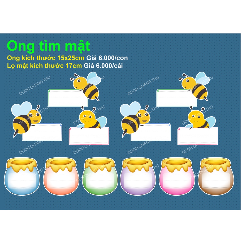 [Đồ dùng dạy học] Ong tìm mật