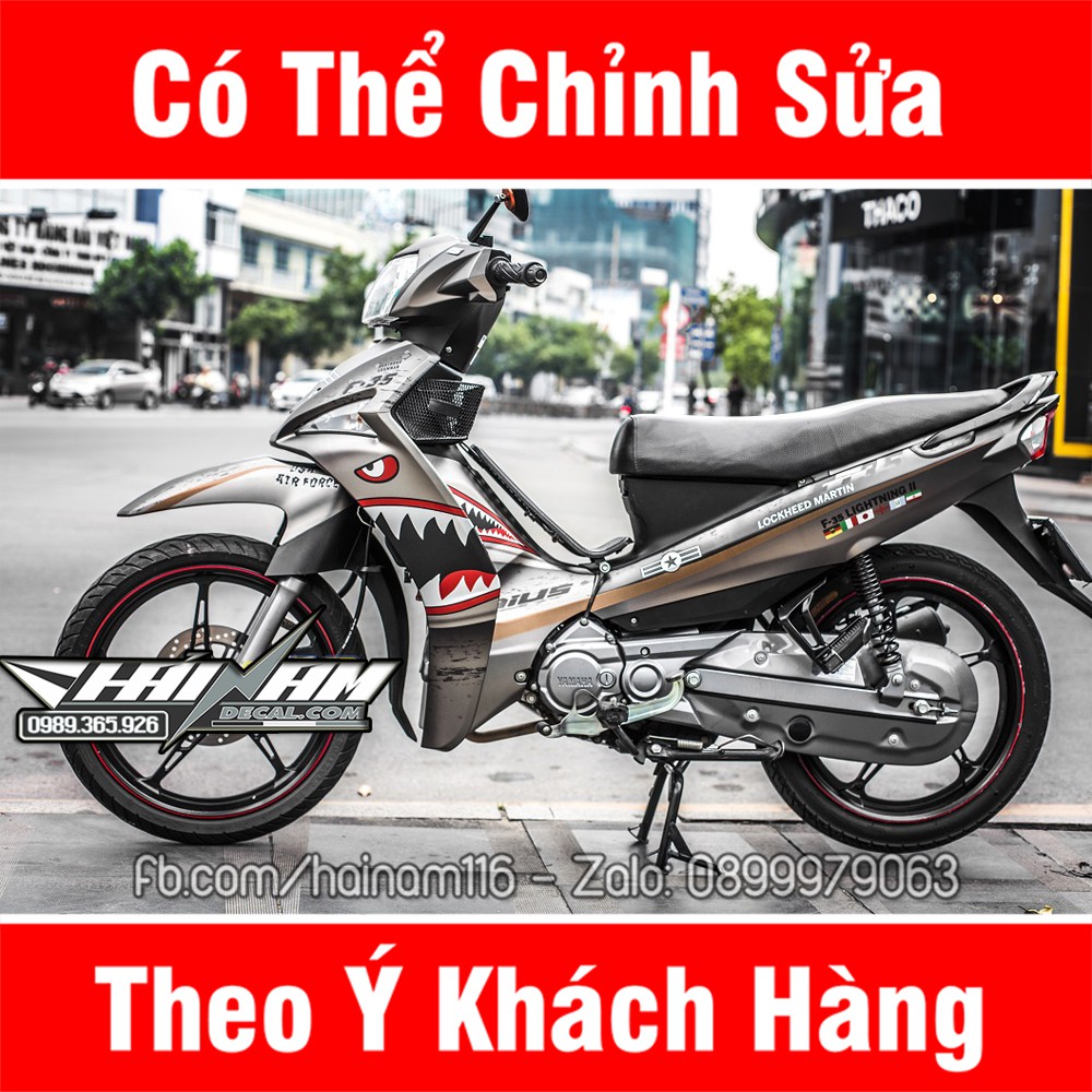 Tem Trùm Sirius Fi bạc cá mập