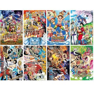 Poster One Piece Đảo Hải Tặc 8 tấm A3 tranh treo album ảnh in hình anime chibi đẹp