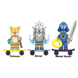 Bộ 3 nhân vật minifigures Sonic KF6123