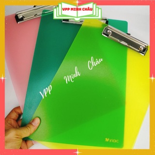 Bìa Trình Ký/ Bìa Trình Kí Nhựa A4/A5 Mylac Có Kẹp Inox