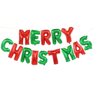 Bộ bong bóng chữ MERRY CHRISTMAS Trang trí Noel, giáng sinh tại nhà to đẹp giá rẻ