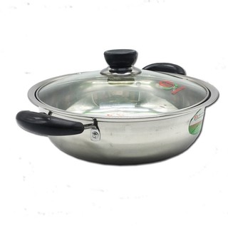 Nồi lẩu inox cao cấp quai bọc nhựa và quai inox hoàng gia đủ cỡ