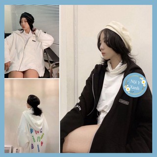 Áo khoác hoodie nam nữ form rộng có mũ in chữ ENT 2 màu cá tính chất thoáng mát, hút mồ hôi