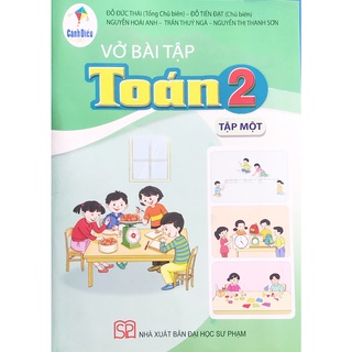 Sách Vở Bài tập Toán 2 Tập 1 (CD) và 3 tập nhãn vở Cấp 1 72 cái